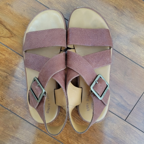 Kork-Ease Shoes - Kork-Ease Brown Tan Leather Sandals Size 9M